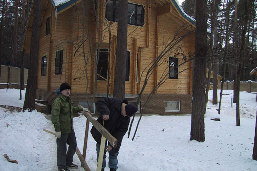 строительство клуба Николина гора